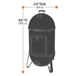Classic Accessories® - Hickory™ Sand Round Smoker Cover (24"Dia X 46"H) 12 Classic Accessories® - Hickory™ Sand Round Smoker Cover (24"Dia X 46"H) -MAG Grills BBQ Shop 55 038 042401 00 2