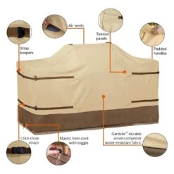 Classic Accessories® - Veranda™ Pebble Large Island Grill Top Cover For Center Grill Head (86"L X 44"W X 48"H) 32 Classic Accessories® - Veranda™ Pebble Large Island Grill Top Cover For Center Grill Head (86"L X 44"W X 48"H) -MAG Grills BBQ Shop 55 629 041501 00 13