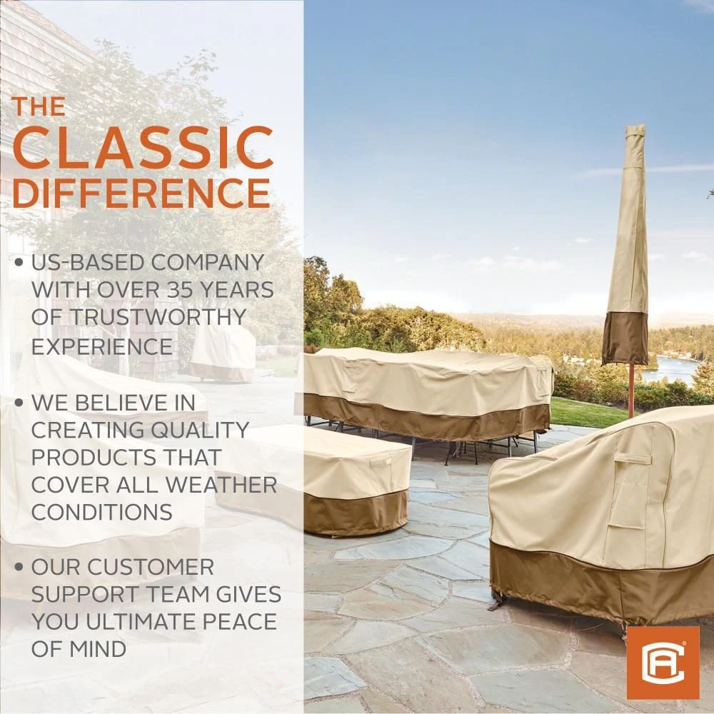 Classic Accessories® - Veranda™ Pebble Large Island Grill Top Cover For Center Grill Head (86"L X 44"W X 48"H) 16 Classic Accessories® - Veranda™ Pebble Large Island Grill Top Cover For Center Grill Head (86"L X 44"W X 48"H) - Image 14