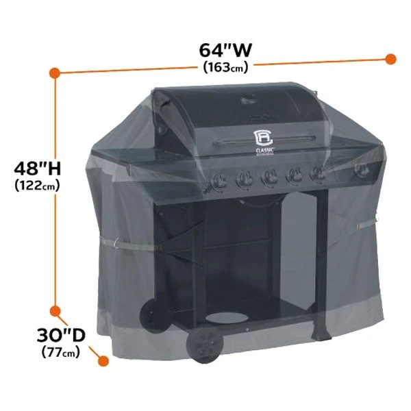 Classic Accessories® - StormPro™ Gray Large BBQ Grill Cover (64"L X 30"W X 48"H) 12 Classic Accessories® - StormPro™ Gray Large BBQ Grill Cover (64"L X 30"W X 48"H) - Image 10